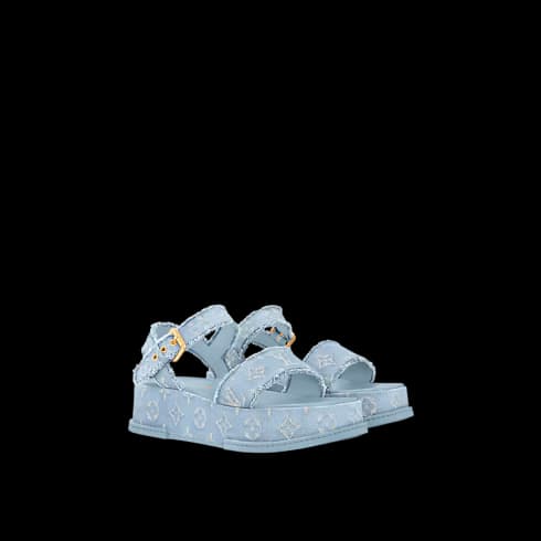 Sandalia Maya Plana Con Plataforma