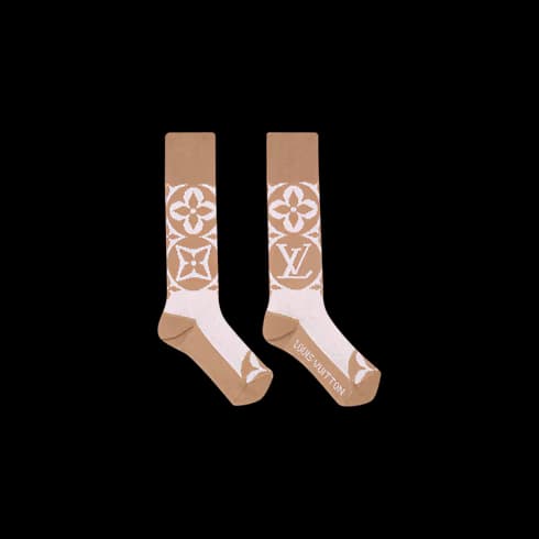 Lv Medallion Socks S00