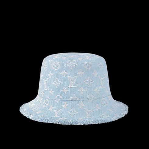 Monogram Denim Bucket Hat S00