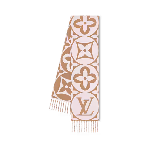 Lv Medallion Scarf S00