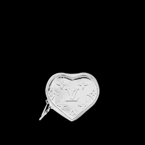 Heart Coin Purse Autres Toiles Monogram