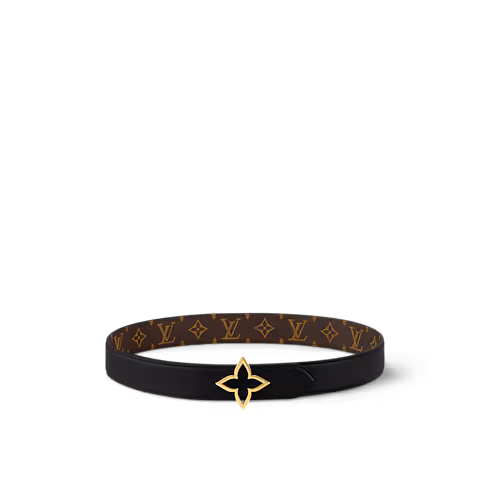 Cinturon Reversible Slim Flower De 35 Cm Monogram