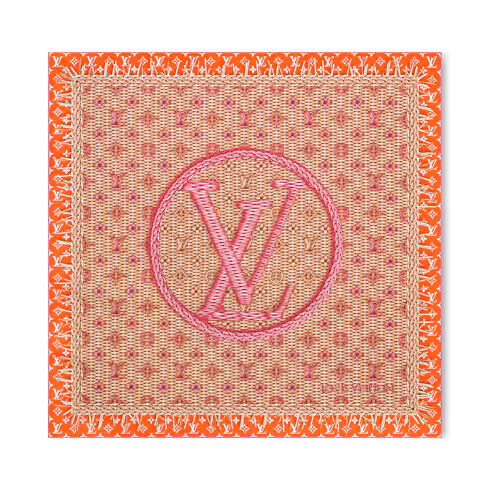 Monogram Rattan Square 90 S00