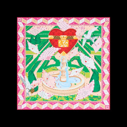 Lv Love Letters Square 70 S00