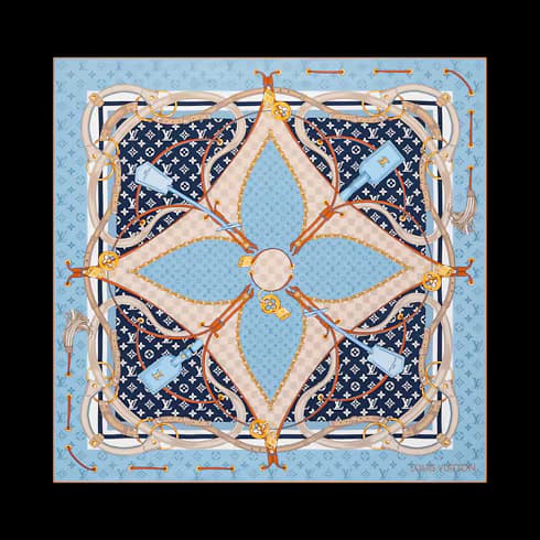 Flower And Straps Square 90 S00