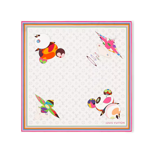 Lv X Tm Monogram Superflat Characters Square 70 S00