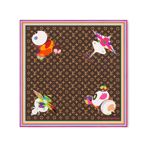 Lv X Tm Monogram Superflat Characters Square 70 S00